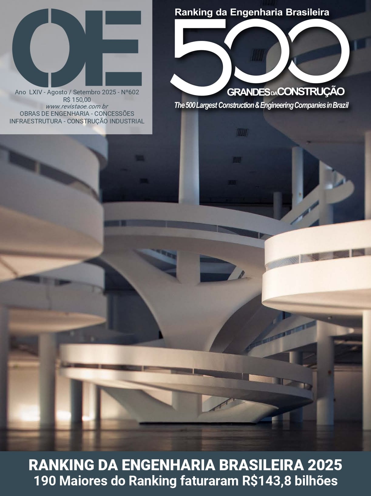 Leia mais sobre o artigo Núcleo Engenharia no Ranking da Engenharia Brasileira 2025